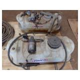 2- 25 GAL SPRAYERS, BUY ASIS