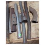 VARIETY OF MUFFLERS PIPES, SCREEN