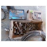 2 BATTERY FENCE CHARGERS, BOLTS, WIRING