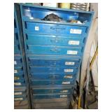 13 DRAWER METAL PARTS STORAGE CABINETS
