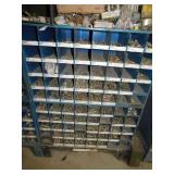 35" X 50" METAL PARTS CABINET W/ CONTENTS