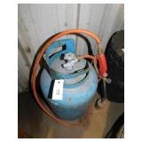 PROPANE BOTTLE AND BURNER