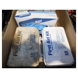 FIRST AID KIT, GLOVES, EAR PLUGS
