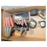 TAPE MEASURES, CALIPERS, HEX WRENCH SET