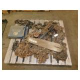 PALLET OF CHAIN TOW CHAINS