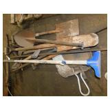 HAND TOOLS, SHOVELS RAKE, TAMPER, PICK