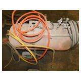 AIR TANK ON WHEELS, HOSES