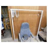 METAL COAT RACK 50" WIDE 63" TALL