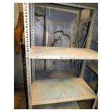 2-METAL STORAGE SHELVES 3