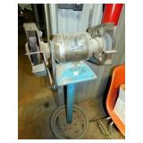 8" GRINDER ON STAND