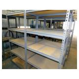 SET OF 4 METAL W/WOOD SHELVES 3