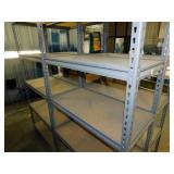 SET OF 4 METAL W/WOOD SHELVES 3