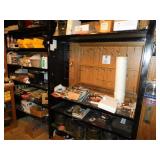 METAL SHELF W/CONTENTS 8