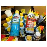BOX OF STARTING FLUID AND PB BLASTER