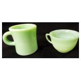 Jadeite Fire-King Mug, Cup
