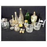 Jars, Bottles, Stoppers (10+)
