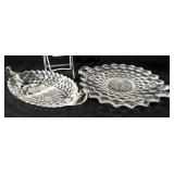 Fostoria or Fostoria like Platters (2)
