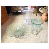 Glass Planters (3)