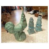 Rooster, 21", Décor Pieces, 14" (2)