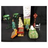 Holiday Christmas Décor, Feather Tree