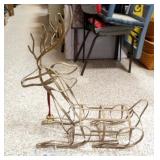 Metal Deer Décor Figure