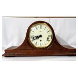 Howard Miller Mantle Clock, brown wood