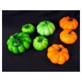 Glass Squash/Pumpkins (7)