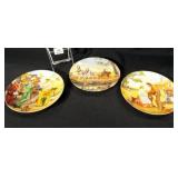 Oklahoma Musical Theme Plates (3)