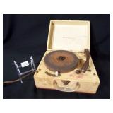 Airline Record Player in Carrying Case