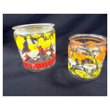 Jars with pattern design, no lids (2)
