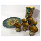 Green Floral Set (8)