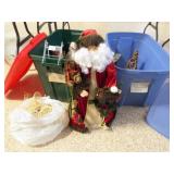 Holiday Christmas Décor, Santa (2 tubs)
