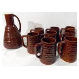 Mar-Crest Mugs (8), Pitcher