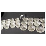 AH Sandwich Glass Bowls, 2 sizes (24)
