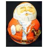 1980 Tin Santa, Bristol Ware, opens