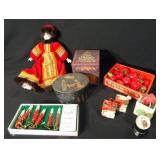 Holiday Christmas Décor, Doll, Nest Boxes