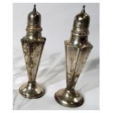 Sterling Weighted Salt & Pepper Shakers