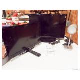 Dynex, Seikei Flatscreens, remotes, lamp