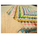 Pieced Quilt, 76" x 72"