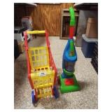 Child Vacuum, Grocery Cart