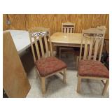 Dining Table, 4 Chairs
