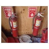 2- fire extinguishers