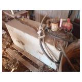 Fuel tank w/ Fill-rite 12wv pump, 16"x24"x48"