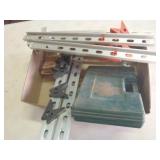 2- 4 corner clamps, soldering iron