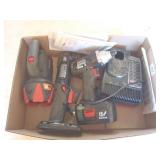 Craftsman 19.2v impact, drill, flashlight,
