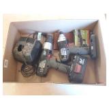 Craftsman 19.2v drill, charger, sanding belt