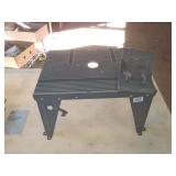 Router table, router guide