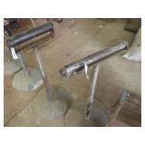 2- shop built roller stands