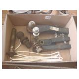 3- trailer hitch ball mounts, 4 balls, hitch pin