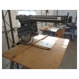 Craftsman 10" radial saw w/ rolling stand